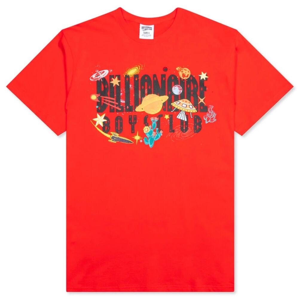 Billionaire Boys Club B.B.C. Universe Flame Scarlett Tee